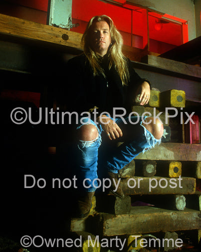 Photo of record producer and musician Bob Rock in 1992 by Marty Temme