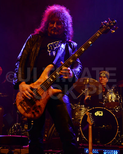 Photo of bassist Lynn Sorensen of Bad Company in 2013 by Marty Temme