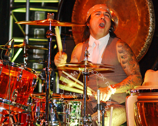  Photo of drummer Jimmy D'Anda of BulletBoys in concert by Marty Temme 