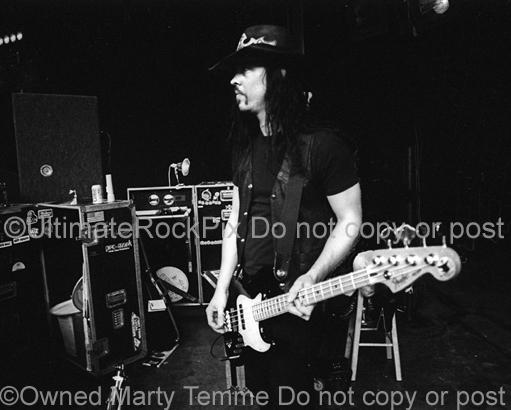 Photos of Bass Player Eerie Von of Danzig by Marty Temme