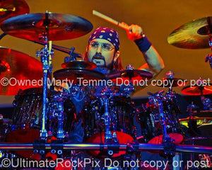 Photos of Drummer Mike Portnoy of Dream Theater in Concert by Marty Temme