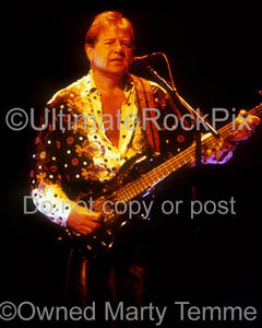 Photos of Musician Greg Lake of Emerson, Lake & Palmer and King Crimson in Concert in 1992 by Marty Temme