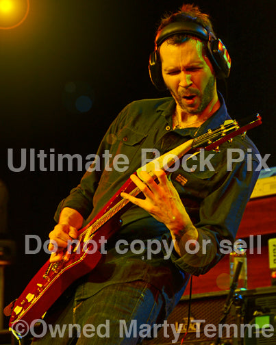 Photo of guitar player Paul Gilbert of Mr. Big performing in concert in 2012 - gilbert129437y