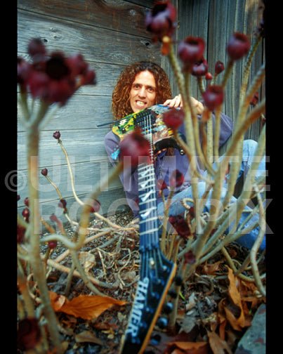 Photo of Gary Hoey during a location photo shoot in 1993 by Marty Temme