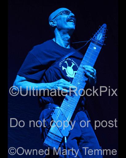 Photos of Bass and Stick player Tony Levin of King Crimson in Concert by Marty Temme