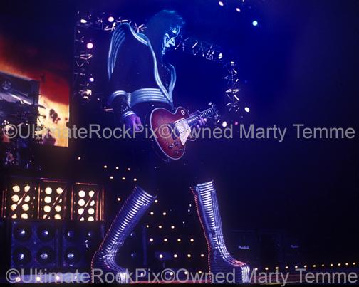 Photos of Guitarist Ace Frehley of Kiss in Concert by Marty Temme