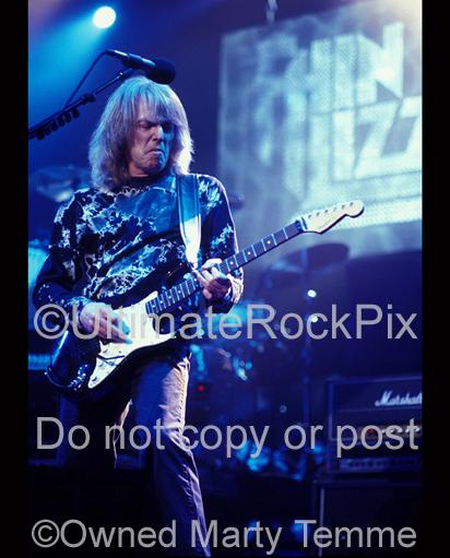 Photos of Guitar Player Scott Gorham of Thin Lizzy in Concert in 2004 by Marty Temme