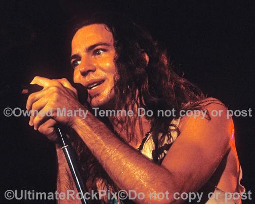 Photos of Singer Eddie Vedder of Pearl Jam and Temple of the Dog in 1991 by Marty Temme