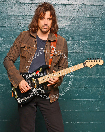 Photo of guitarist Warren DeMartini of Ratt during a photo shoot in 2008 by Marty Temme