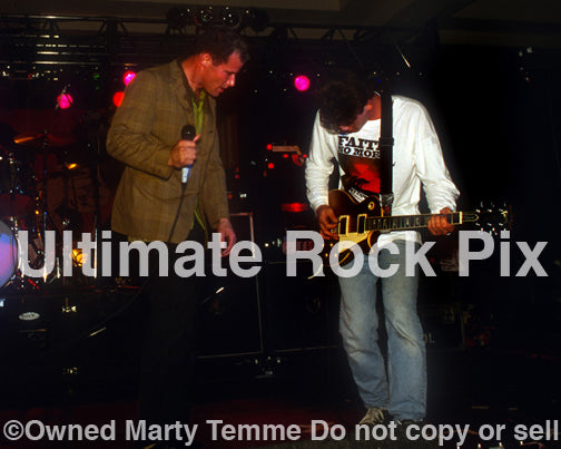 Photo of Pete and Franz Stahl of Scream, Wool and Goatsnake in concert in 1994 by Marty Temme