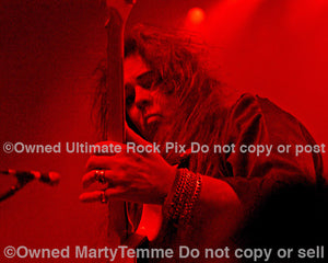 Photo of Yngwie Malmsteen in concert in 2008 by Marty Temme