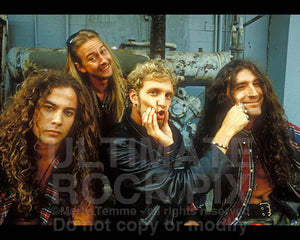 Photo of Alice in Chains during a photo shoot in Hollywood, California by Marty Temme