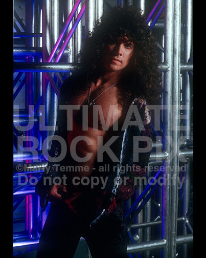 Photo of guitarist Mick Sweda of BulletBoys during a photo shoot by Marty Temme