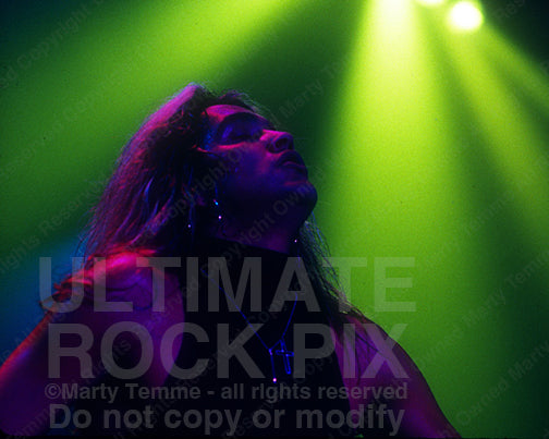 Photo of Marq Torien of BulletBoys in concert in 1989 by Marty Temme