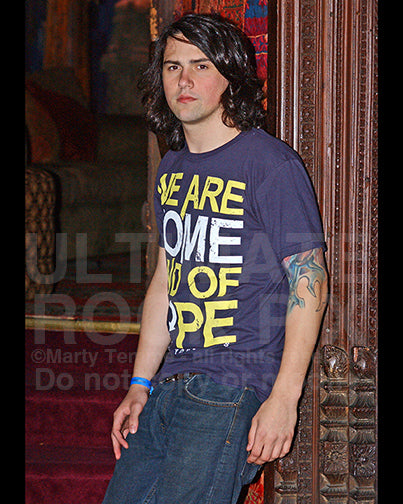 Photo of singer Ronnie Canizaro of Born of Osiris during a photo shoot by Marty Temme