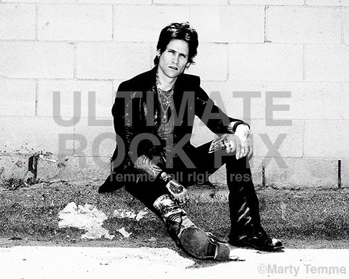 Art Print of Josh Todd of Buckcherry during a location shoot in 2008 by Marty Temme