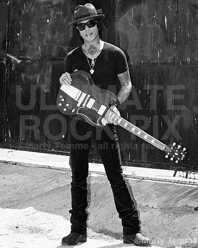 Art Print of Stevie Dacanay of Buckcherry during a location shoot in 2008 by Marty Temme