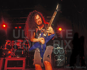 11" x 14" Limited Edition Print of Diamond Darrell Abbott of Pantera in concert in 1994 by photographer Marty Temme
