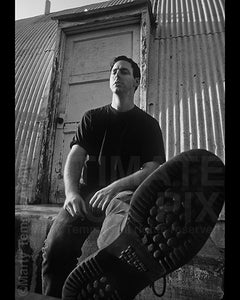 Photo of singer and author Greg Graffin of Los Angeles Punk Rock band
Bad Religion during a photo shoot in 1993 by Marty Temme