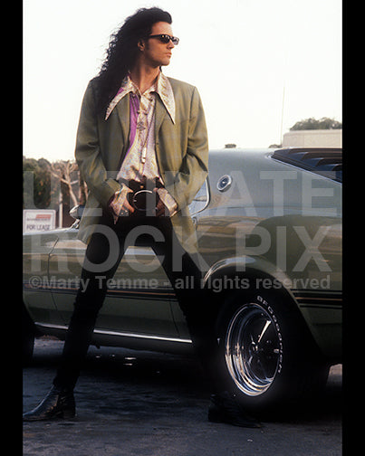 Photo of Stephen Shareaux of Kik Tracee during a photo shoot in 1990 by Marty Temme