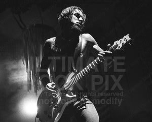Black and white photo of&nbsp;Dave Navarro of Janes Addiction in concert in 2001 by Marty Temme