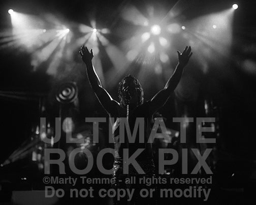Art Print of Ozzy Osbourne in concert in 1989 by Marty Temme