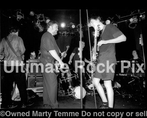 Photo of Greg Dulli and The Afghan Whigs in concert in 1999 by Marty Temme