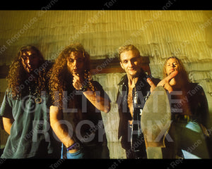 Photo of Alice in Chains during a photo shoot in 1992 by Marty Temme