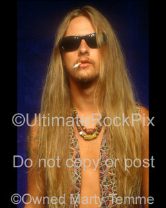 Photo of Jerry Cantrell of Alice in Chains during a photo shoot in 1991 by Marty Temme