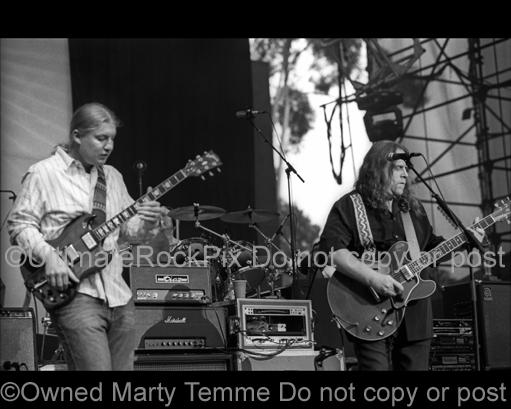Black and White Photos of Warren Haynes and Derek Trucks of The Allman Brothers by Marty Temme