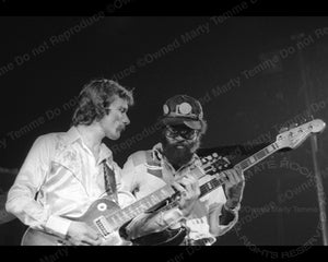 Photo of Dickey Betts and Lamar Williams of The Allman Brothers in 1973 by Marty Temme