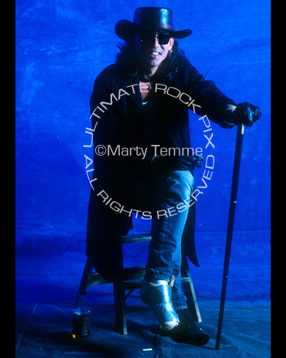 Photo of singer Stephen Pearcy of Ratt and Arcade in 1992 by Marty Temme