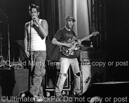 Photos of Chris Cornell and Tom Morello of Audioslave in Concert in 2006 by Marty Temme