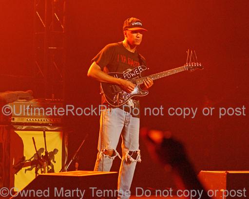 Photos of Guitar Player Tom Morello of Audioslave in Concert by Marty Temme