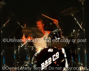 Photos of Drummer Simon Kirke of Bad Company in 2001 by Marty Temme