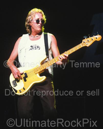 Photos of Bassist Rick Wills of Bad Company in 2001 by Marty Temme