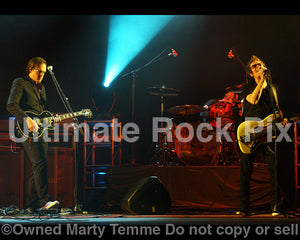 Photo of Joe Bonamassa and Glenn Hughes of Black Country Communion in concert by Marty Temme