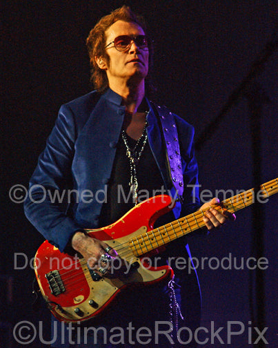 Photo of Glenn Hughes of Deep Purple in concert in 2011 by Marty Temme