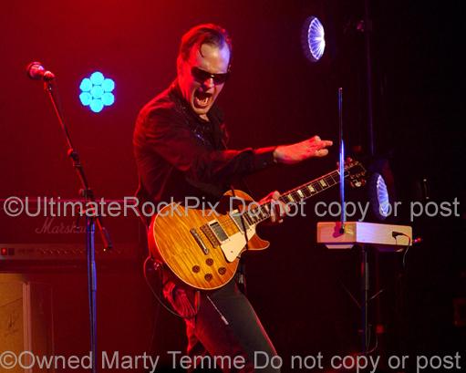 Photos of Joe Bonamassa Playing a Theremin in Concert by Photographer Marty Temme