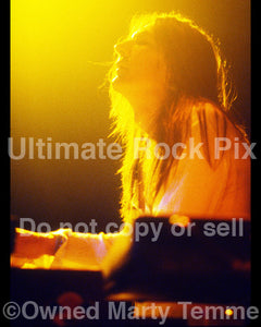 Art Print of Eddie Harsch of The Black Crowes in concert in 1998 by Marty Temme