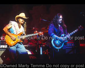 Photo of Warren Haynes and Dickey Betts of The Allman Brothers in 1994 by Marty Temme