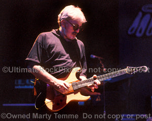 Photo of guitar player Chris Stein of Blondie in concert in 2002 by Marty Temme