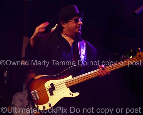 Photos of Bass Player Danny Miranda of Queen and Blue Oyster Cult in Concert by Marty Temme