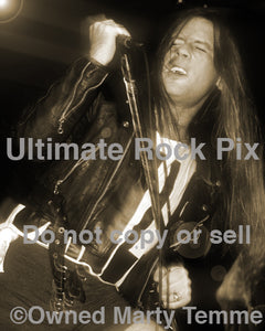 Art Print of Bruce Dickinson of Iron Maiden performing in concert in 1994 by Marty Temme