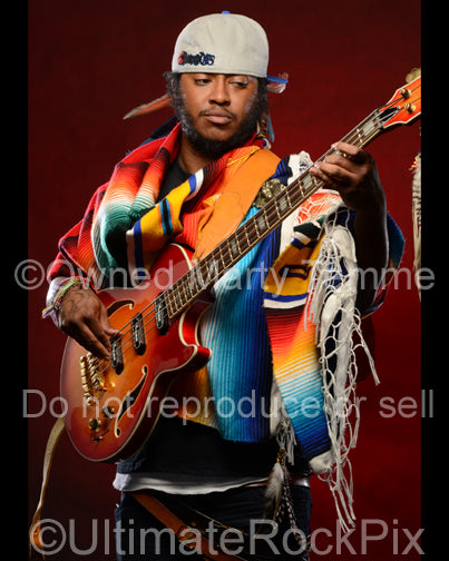 Photo of musician Stephen Thundercat Bruner during a photo shoot by Marty Temme