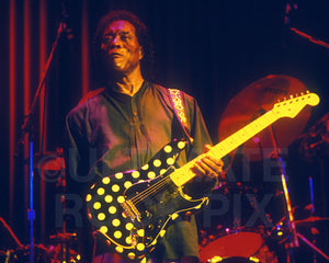 Photo of Blues Legend Buddy Guy in concert by Marty Temme