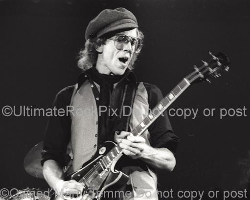 Photos of Guitar Player Bob Welch Playing a Gibson Les Paul in Concert in 1978 by Marty Temme