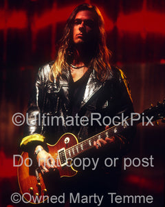 Photo of Peter Klett of Candlebox performing in 1993 by Marty Temme