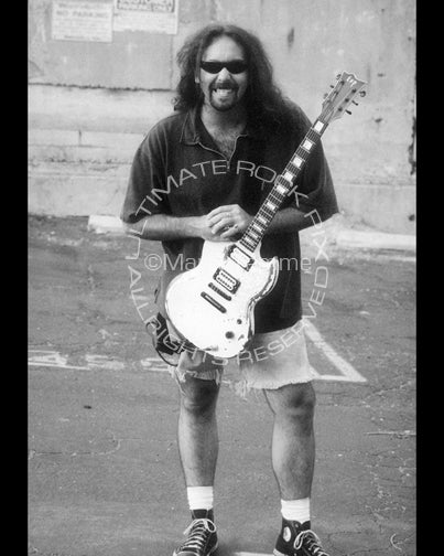 Photo of Woody Weatherman of Corrosion of Conformity during a photo shoot in 1997 by Marty Temme