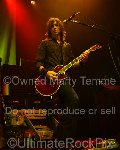 Photo of Damon Johnson of Alice Cooper, Thin Lizzy and Black Star Riders in concert by Marty Temme